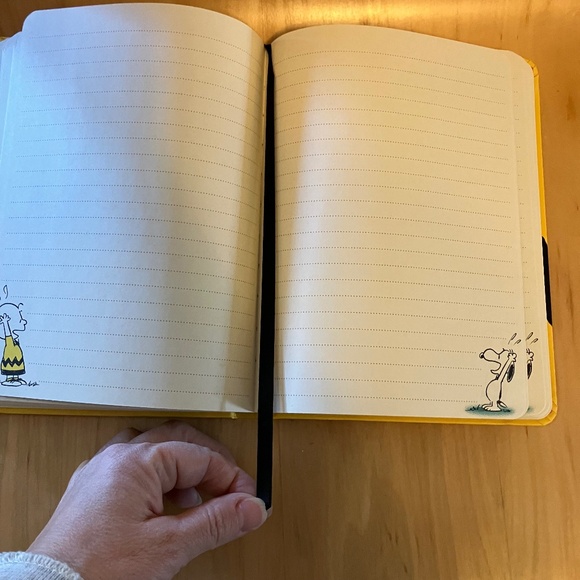 Peanuts Charlie Brown ZigZag Hardbound Journal - by Hallmark - Picture 7 of 11
